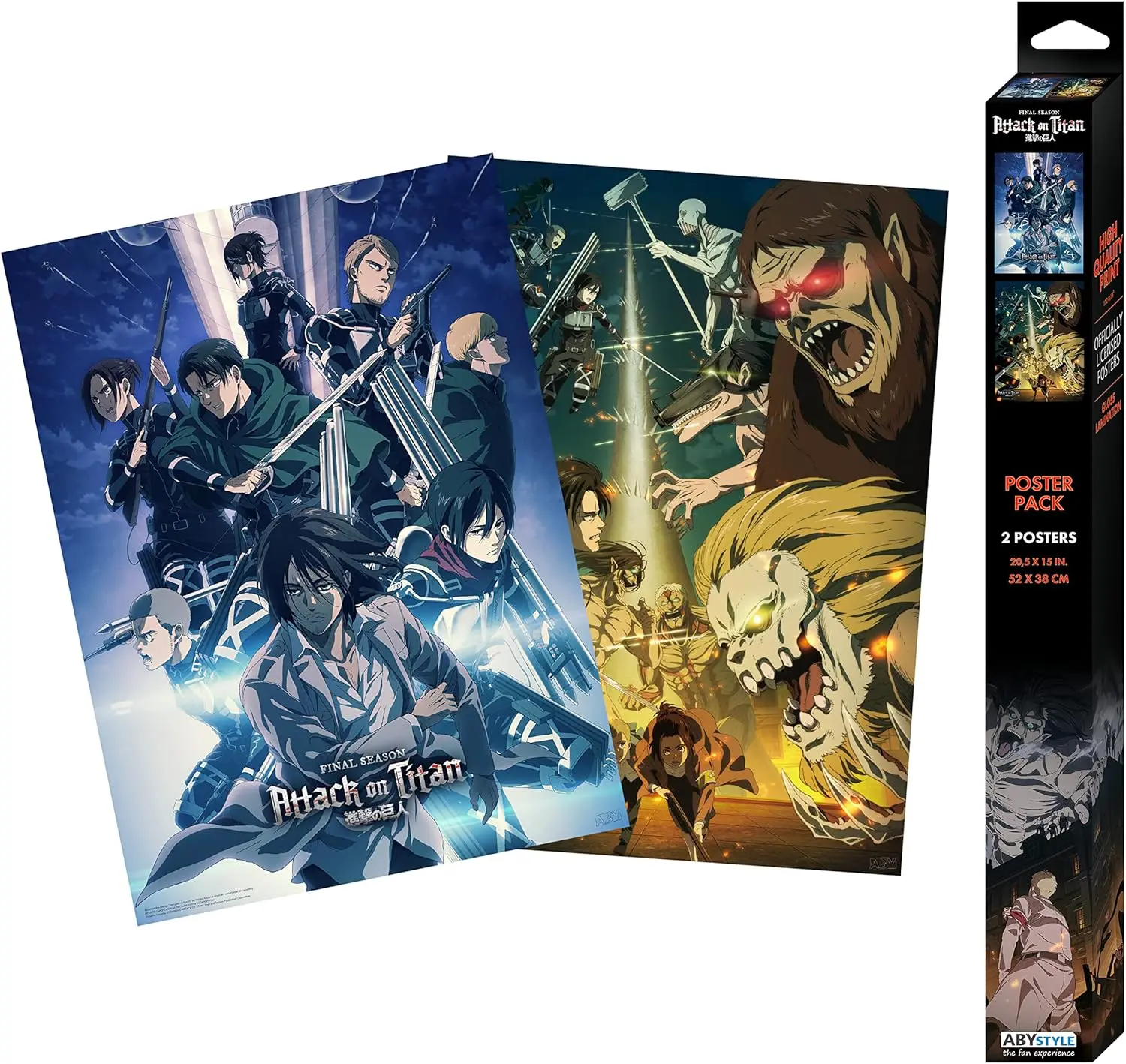 Posters Chibi de Ataque a los Titanes ABYstyle: Decoración Kawaii por Menos de 11€